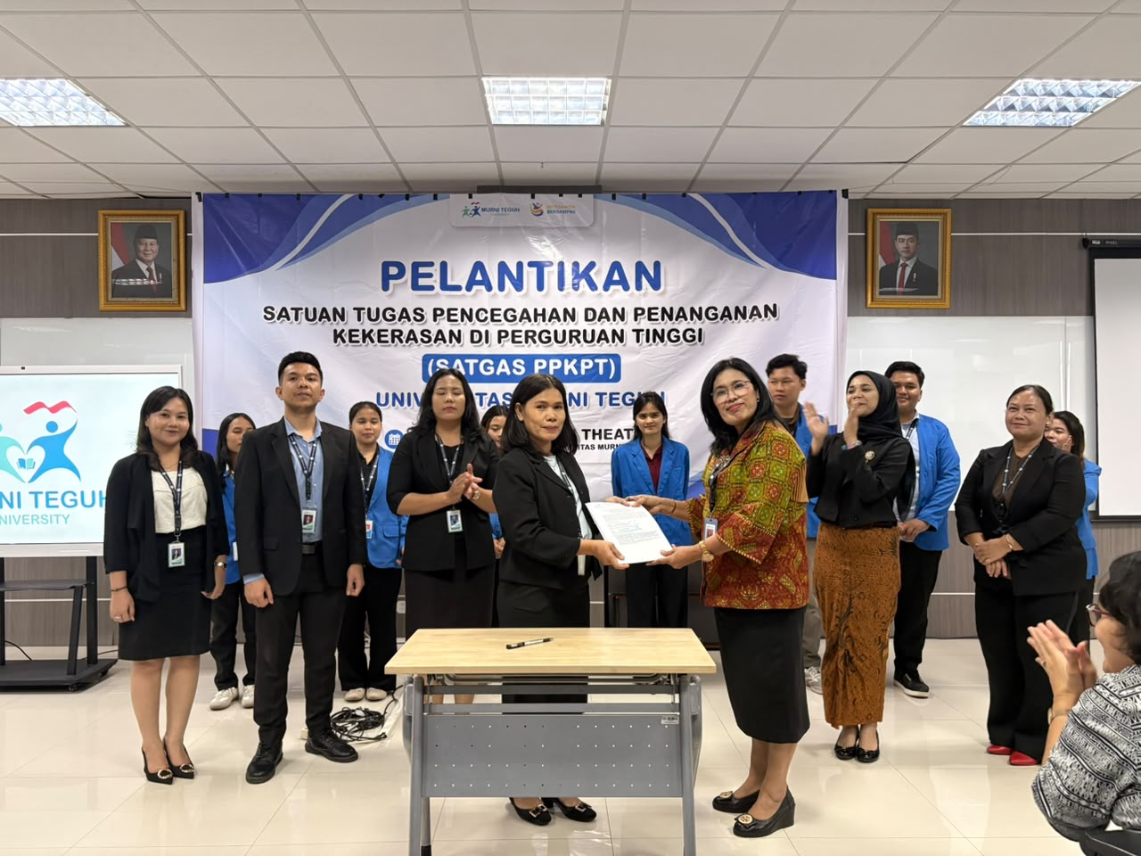 Universitas Murni Teguh Bentuk dan Lantik SATGAS PPKPT, Perkuat Komitmen Mewujudkan Kampus Aman dan Inklusif